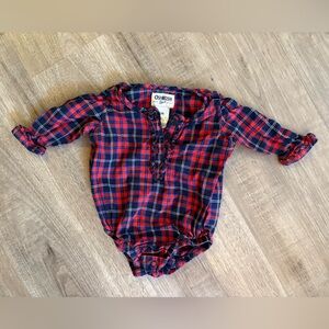 🌺10/$20 OshKosh B'gosh Baby Girl’s Plaid Button Down Shirt